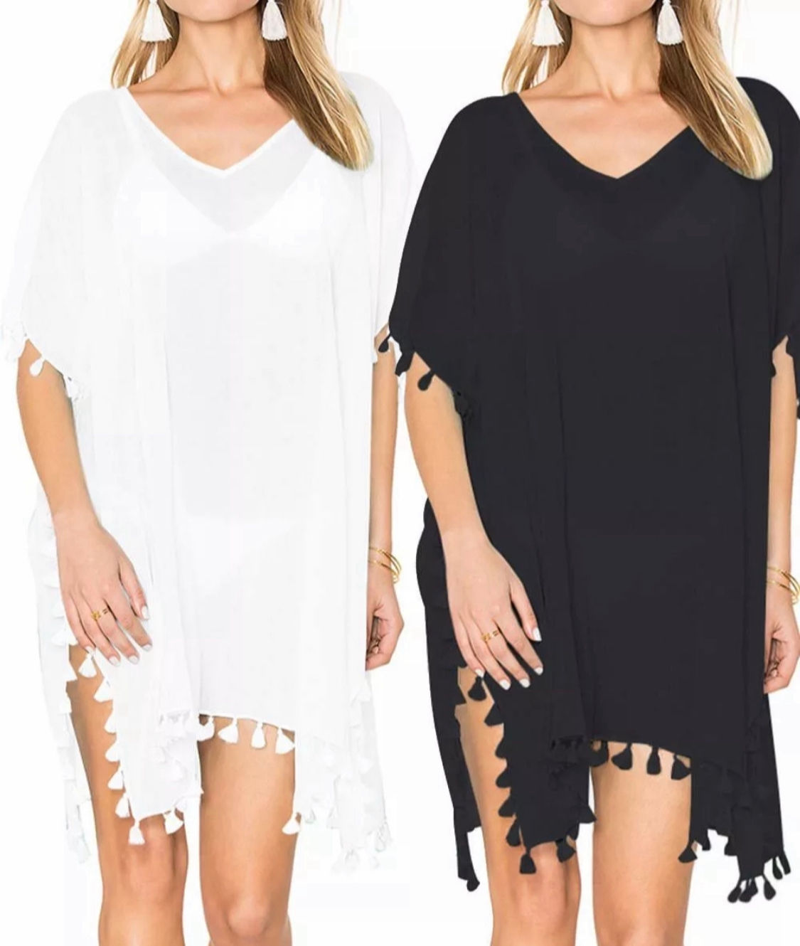 Beach Tassel Cover Up - Kaftan