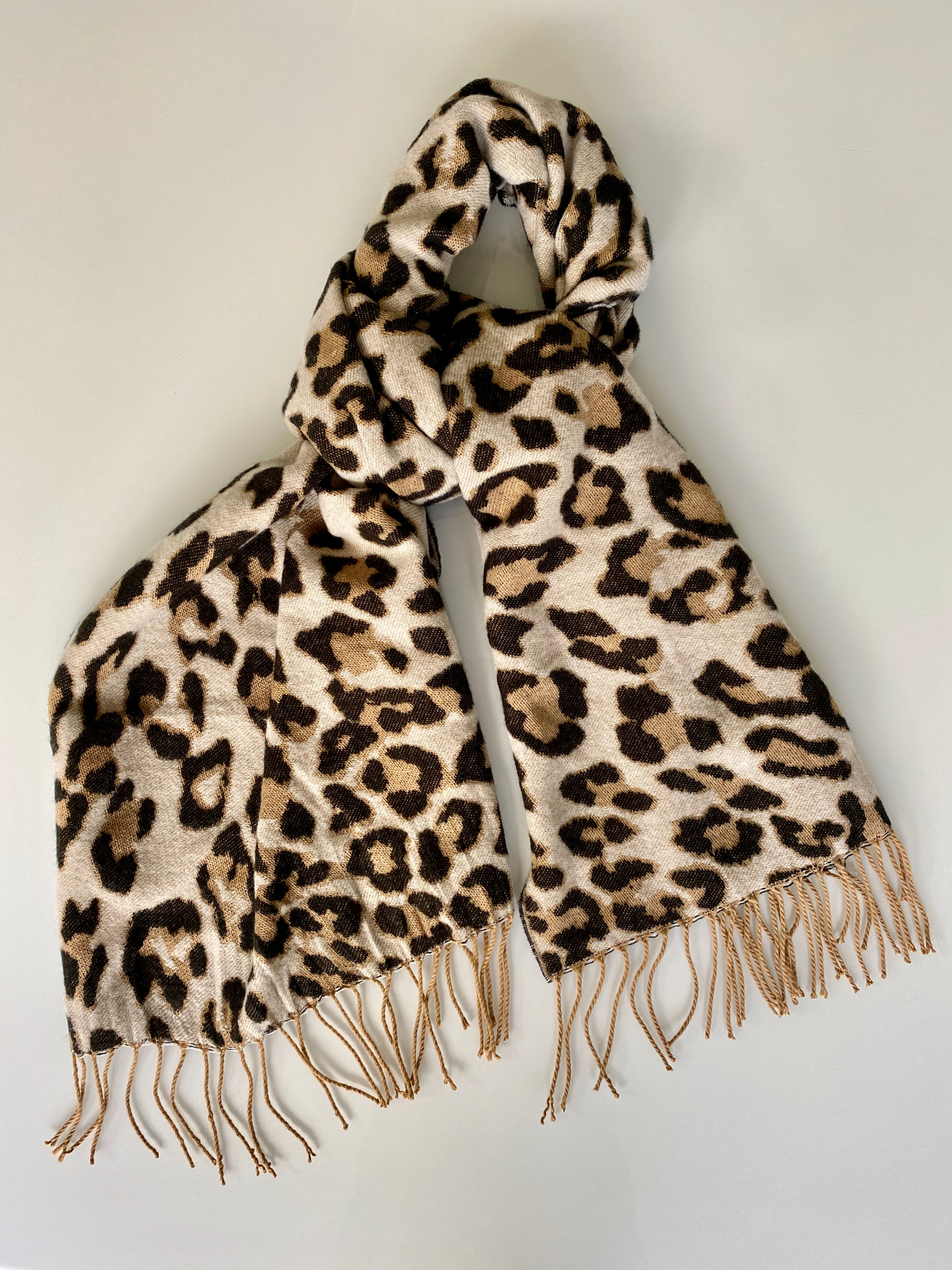 Leopard Print Scarf