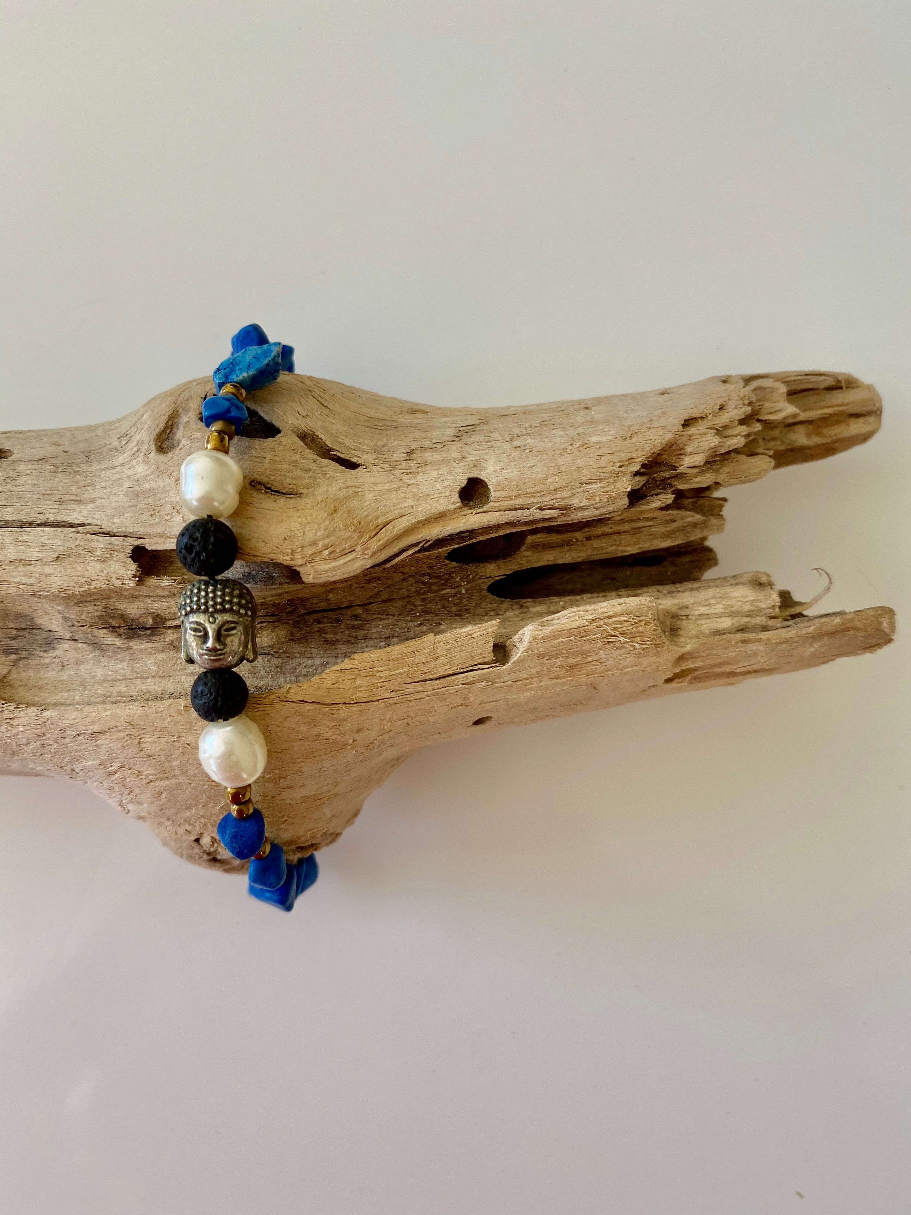 Pearl & Natural Stone Bracelet