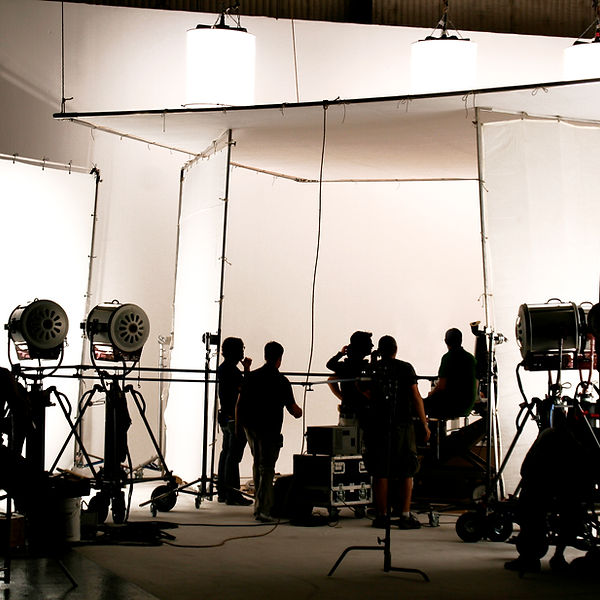 Professional Film Set & Crew 