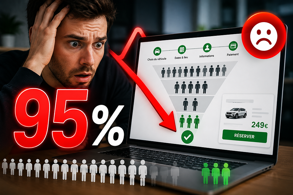 Pourquoi vos clients abandonnent au moment de réserver (et comment le réparer)