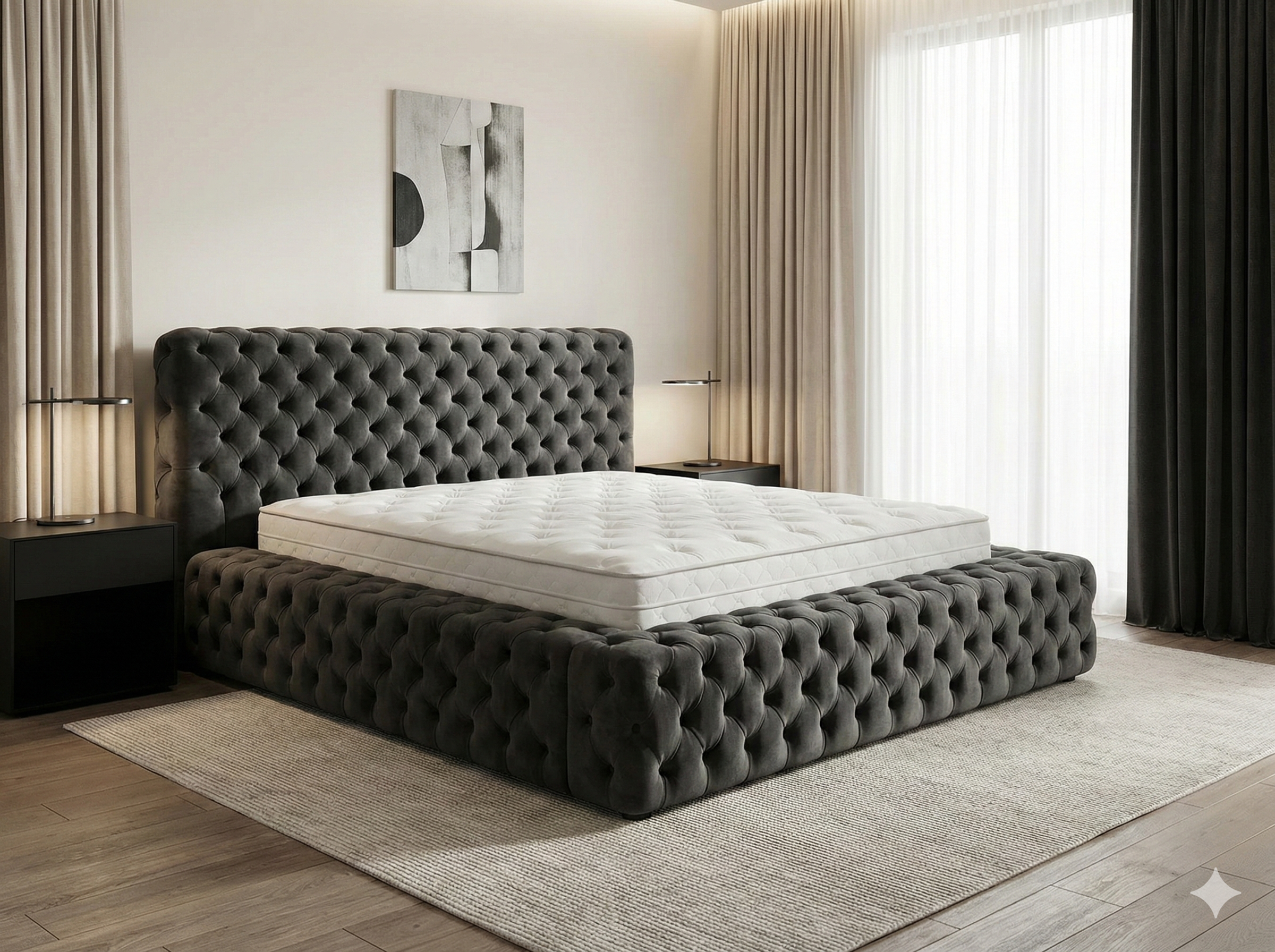 KC-242-S Kapitone Yatak Seti