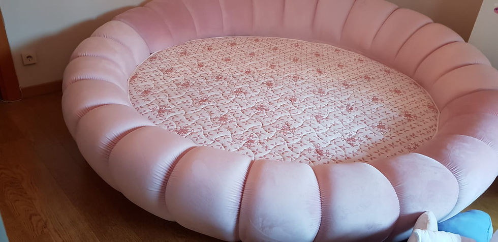 yuvarlak yatak , yuvarlak yatak modelleri , yuvarlak yatak fiyatları , round bed, yere yakın yatak