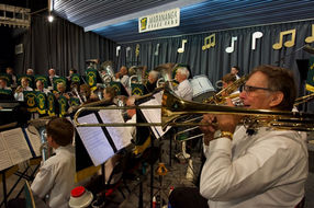 Trevor Wilksch on trombone at the 2015 Night of Music