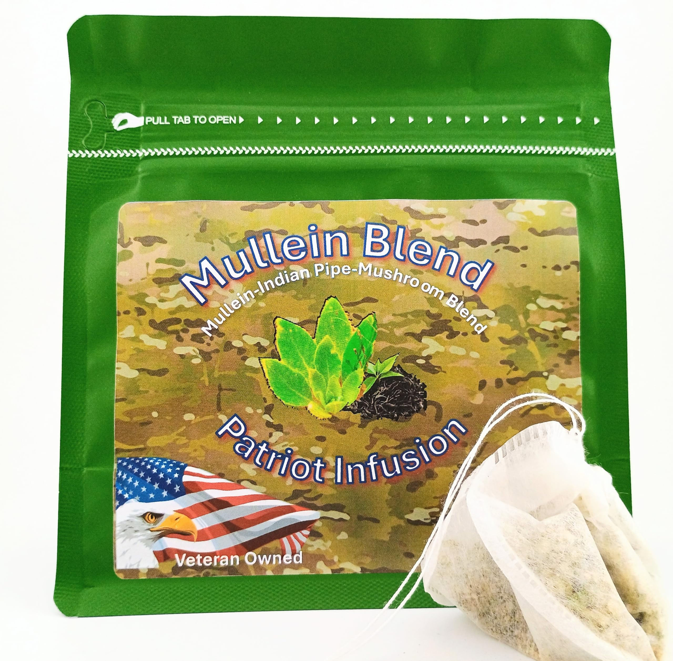 Stajcar Stoneworks Patriot Tea Blend – Combat Veteran Crafted Mullein and Black