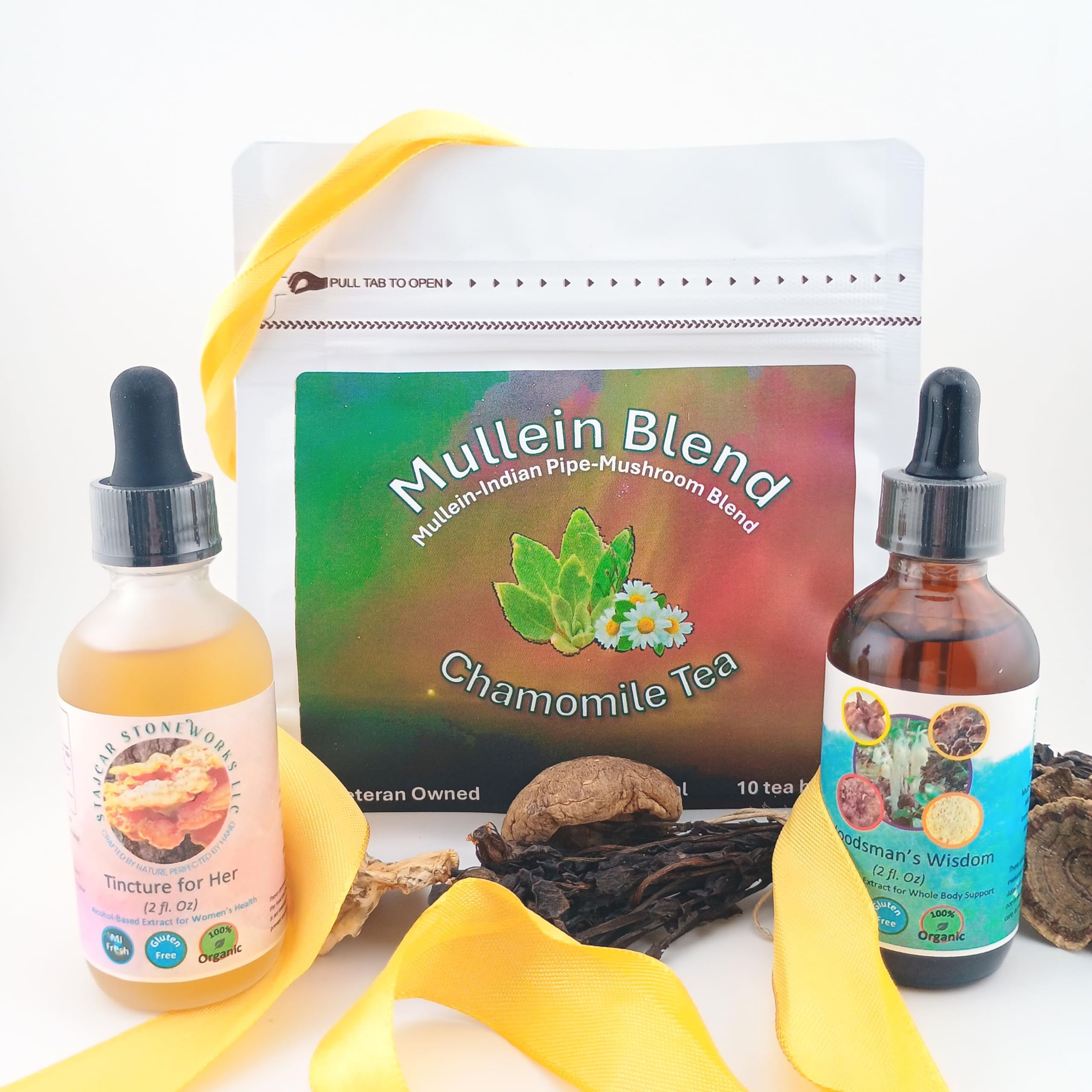 Stajcar Stoneworks Chamomile Herbal Tea and Earthy Flavoring Kit – 10 Count