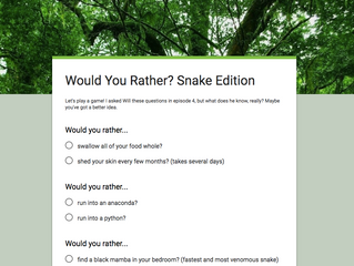 Would You Rather? Snake Edition