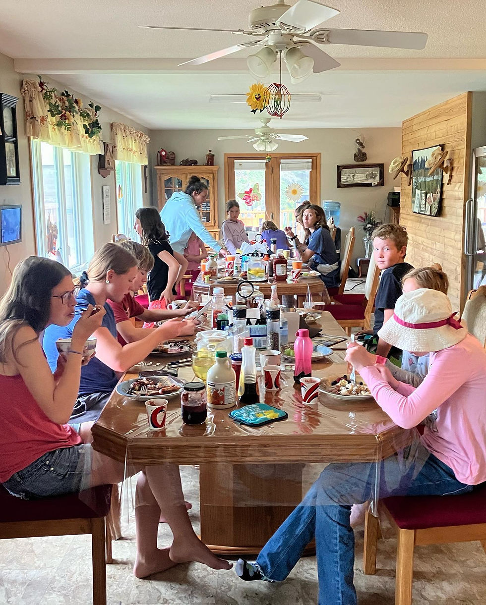 Breakfast for the 4H Club