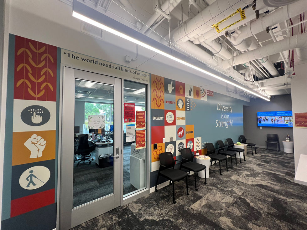 MiraCosta Student Accessibility Services (SAS) Lobby Mural