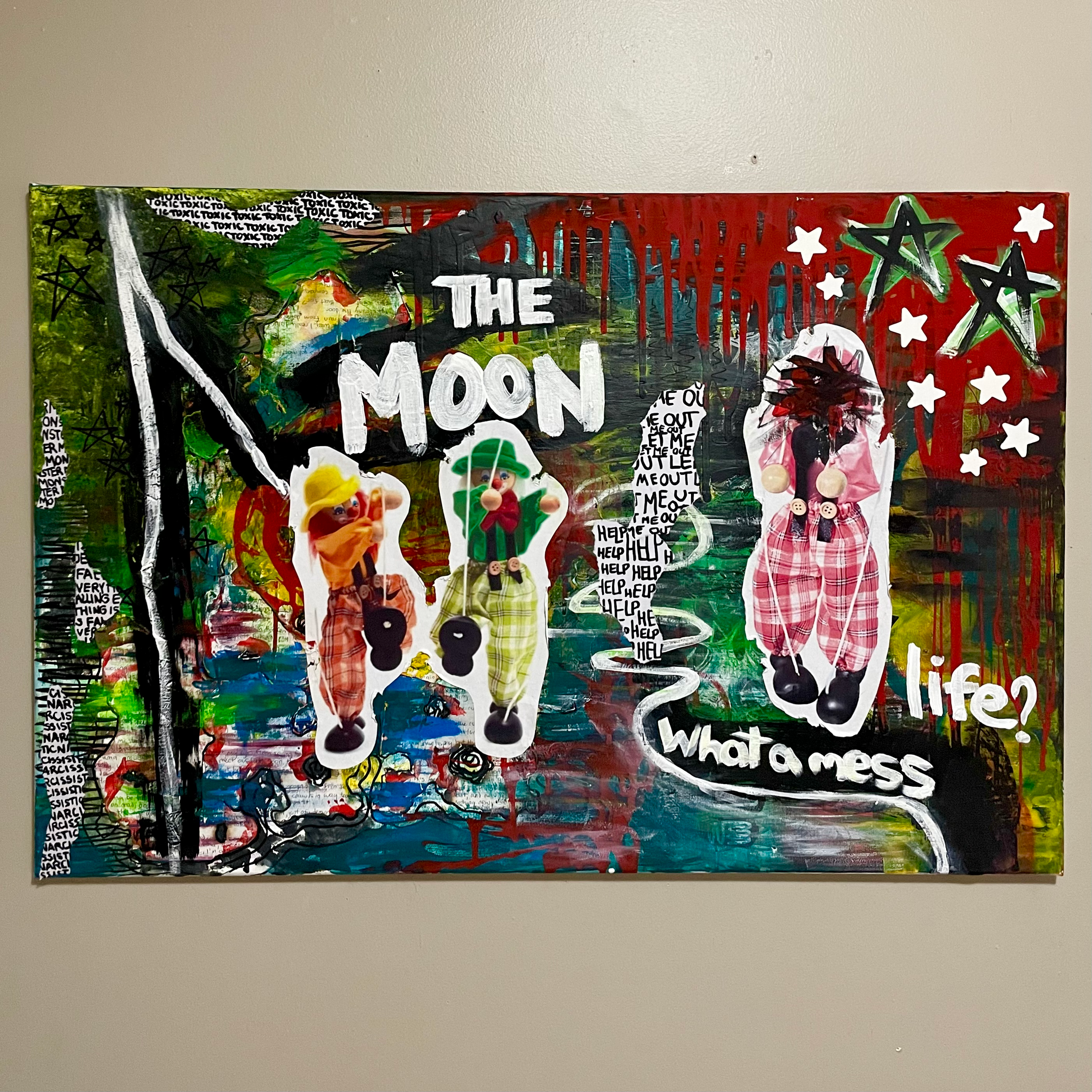 PHASES PAINTING/COLLAGE