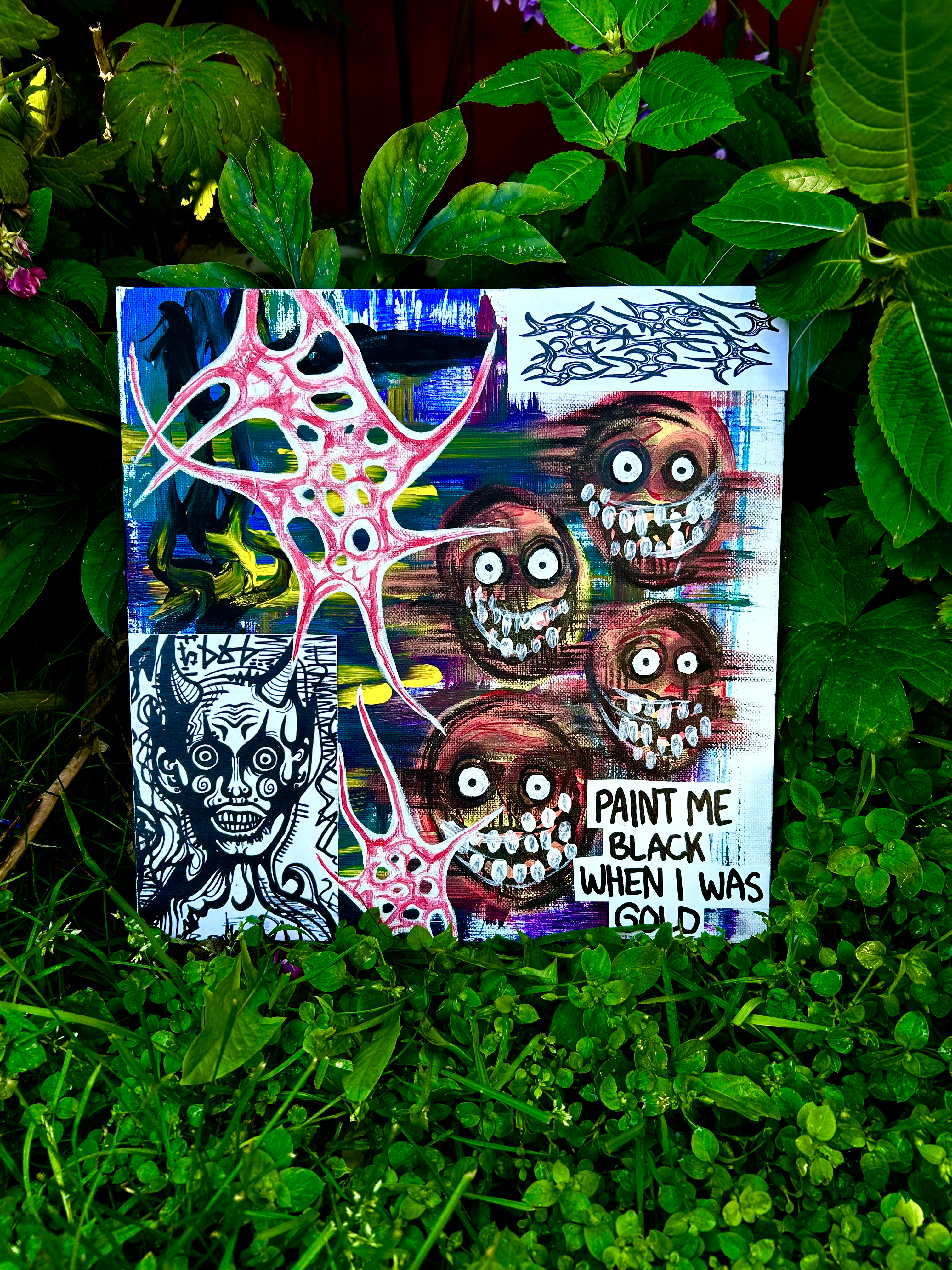 DWTD PAINTING/COLLAGE 