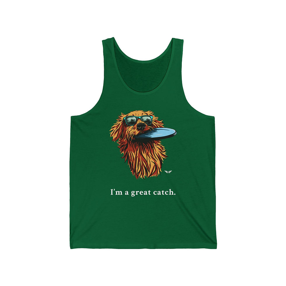 Thumbnail: Great Catch Disc Dog Unisex Tank