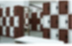 Wood Lockers with three tiers, widely used in gym clubs, Yoga Studio Center,etc.