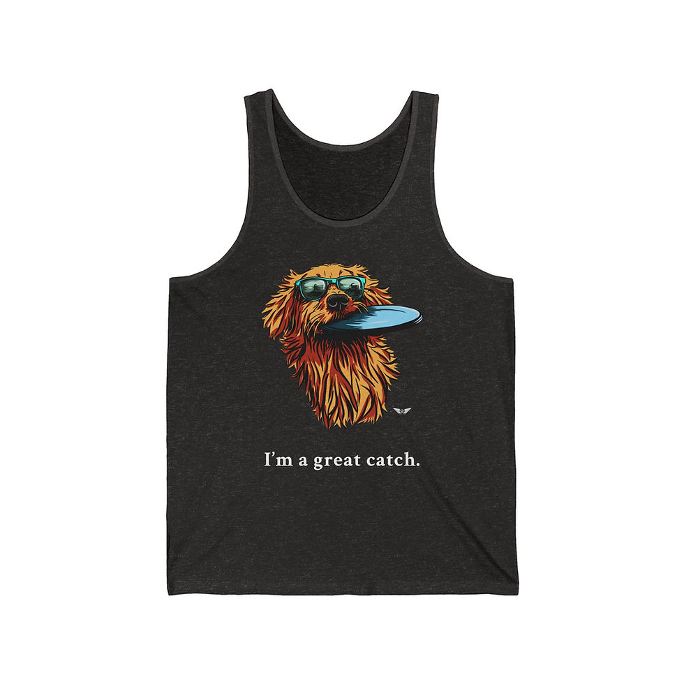 Thumbnail: Great Catch Disc Dog Unisex Tank