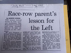 Daily Mail 1/5/1985: Drummond School associates with left-wing freedom fighters.