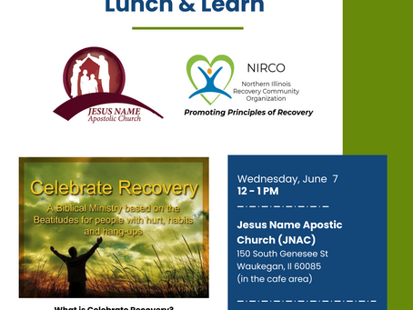 The Celebrate Recovery Meeting Lunch & Learn - June 7th @ 12-1 PM
