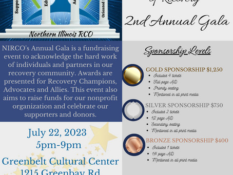 Sponsor Our Annual Awards Gala, June 23, 2023, 5-9 PM