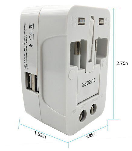 Miniatura: Universal Travel Adapter with Multiple Functions