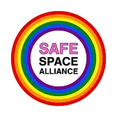 safe space alliance logo, LGBTQ2IA+ safe zone