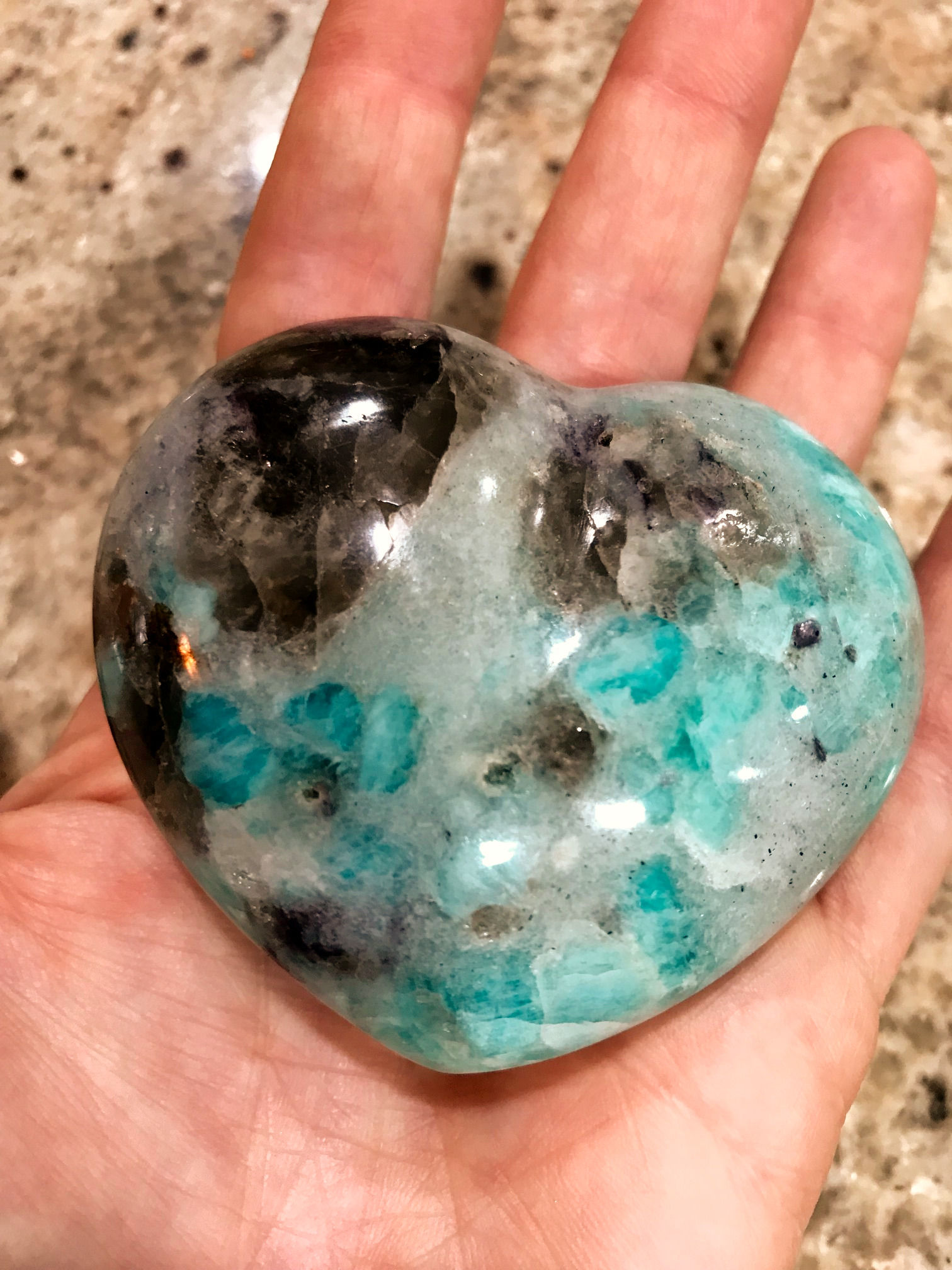 (F#) Thymus Chakra - Amazonite