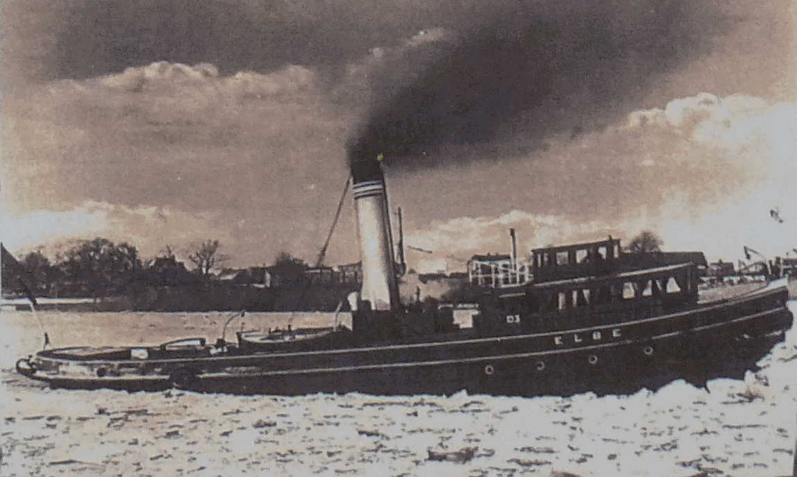 Hochwasser Eisbrecher ELBE.gif