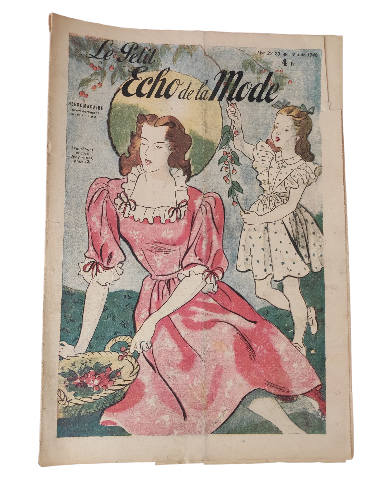 La Petit Echo de la Mode - 09.06.1946- francuska gazetka o modzie