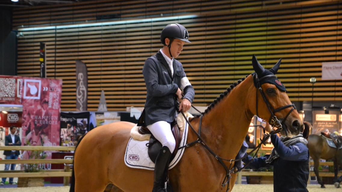 Scott Brash preparing to compete!