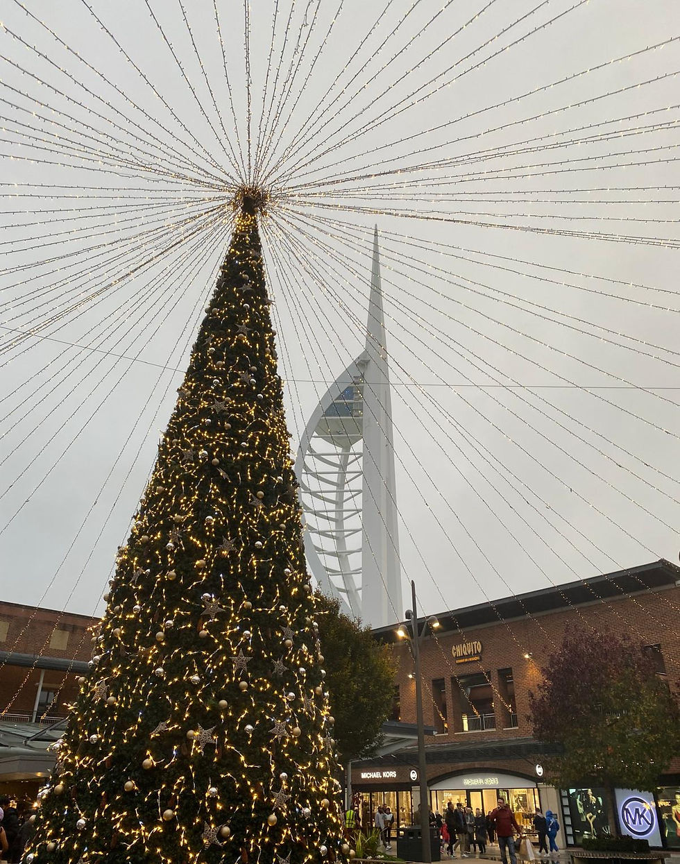 Spinnaker Tower télen