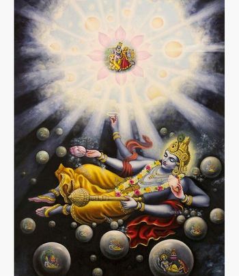 MAHA-VISNU AT THE TIME OF CREATION
