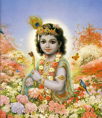 KRSNA IN VRNDĀVANA FOREST