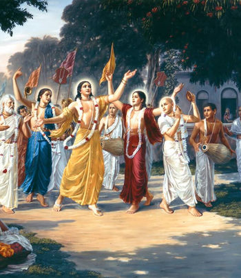 THE SANKIRTANA OF LORD CAITANYA AND HIS ASSOCIATES