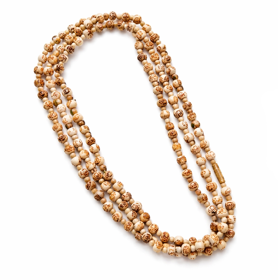 Three Round Original Tulsi Kanthi Mala Vrindavan