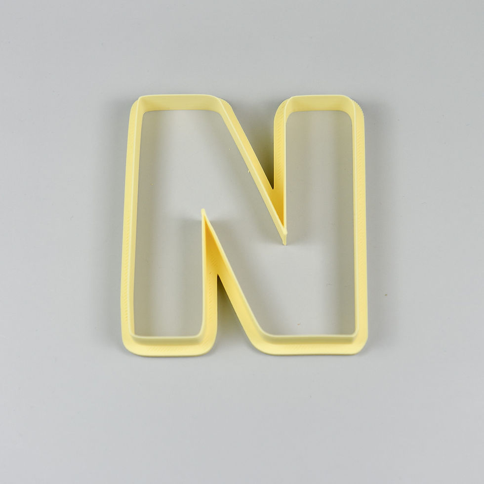 Emporte-pièce alphabet Poppy "N"