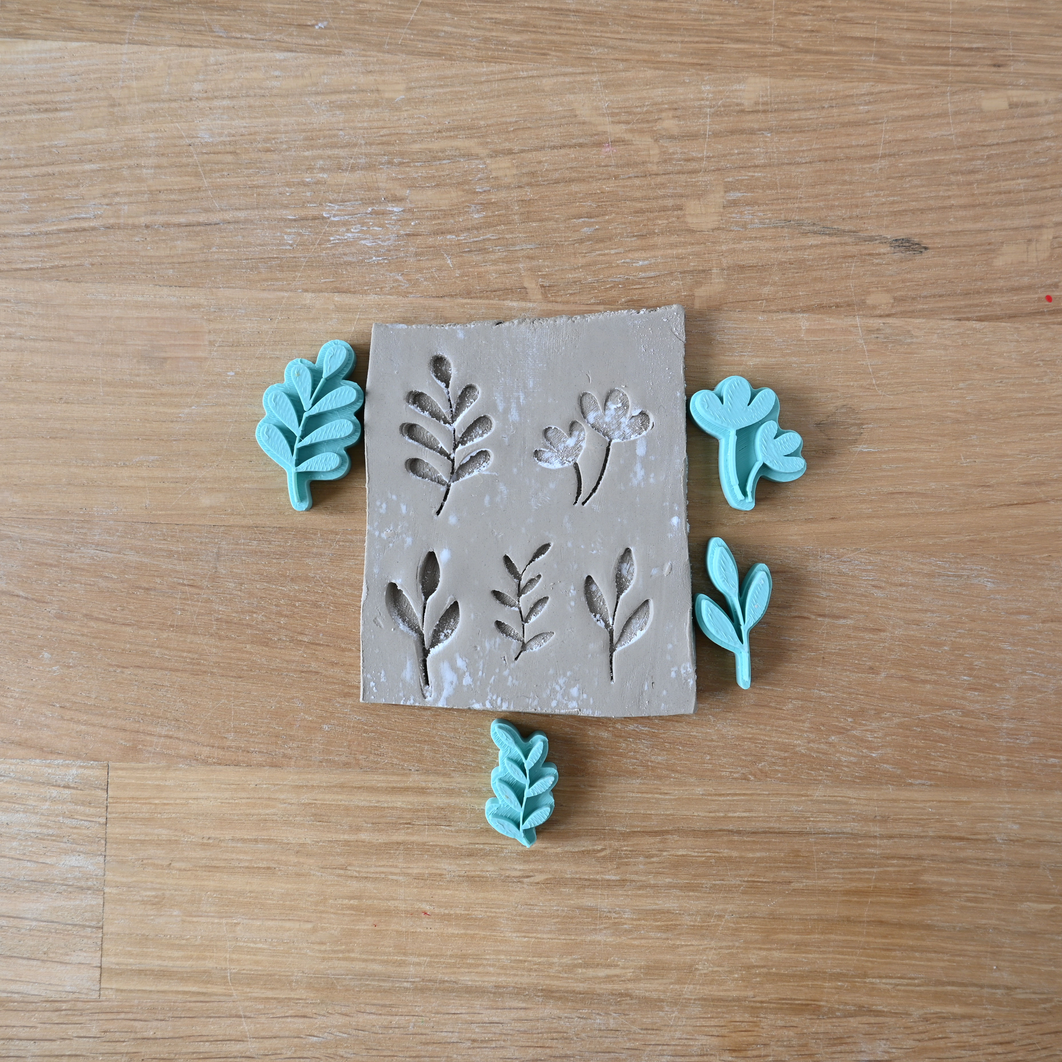 Lot tampons feuillages