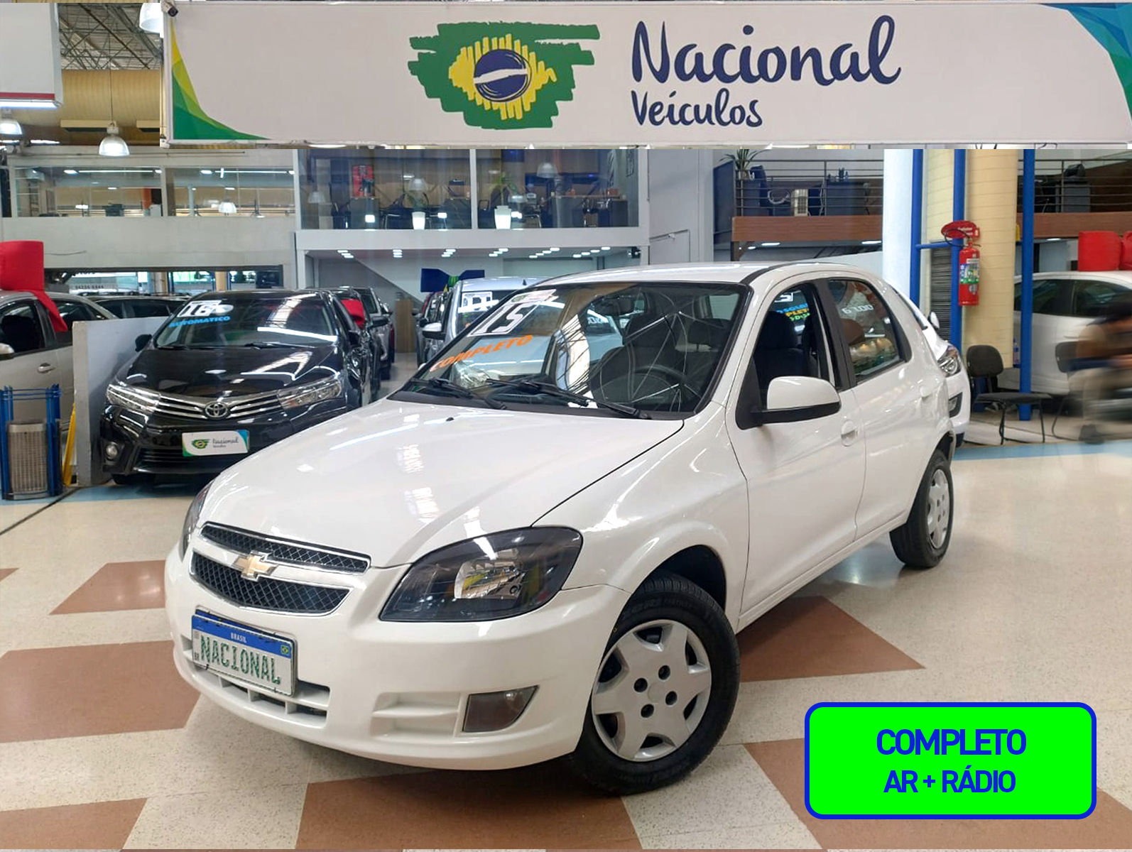 CHEVROLET CELTA 2015 1.0 LT + DIREÇÃO, AR E RÁDIO