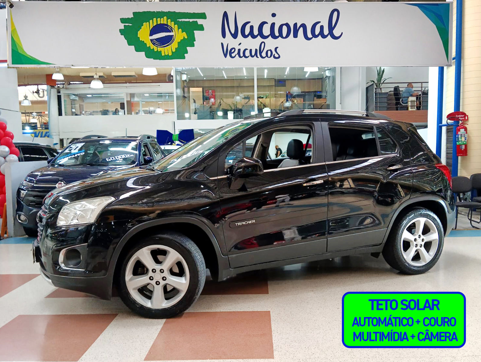 CHEVROLET TRACKER 2016 1.8 LTZ TETO SOLAR + COURO