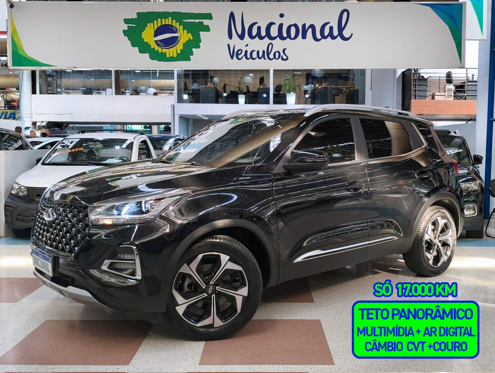 CHERY TIGGO 5X PRO 2020 TOP DE LINHA + TETO PANORÂMICO