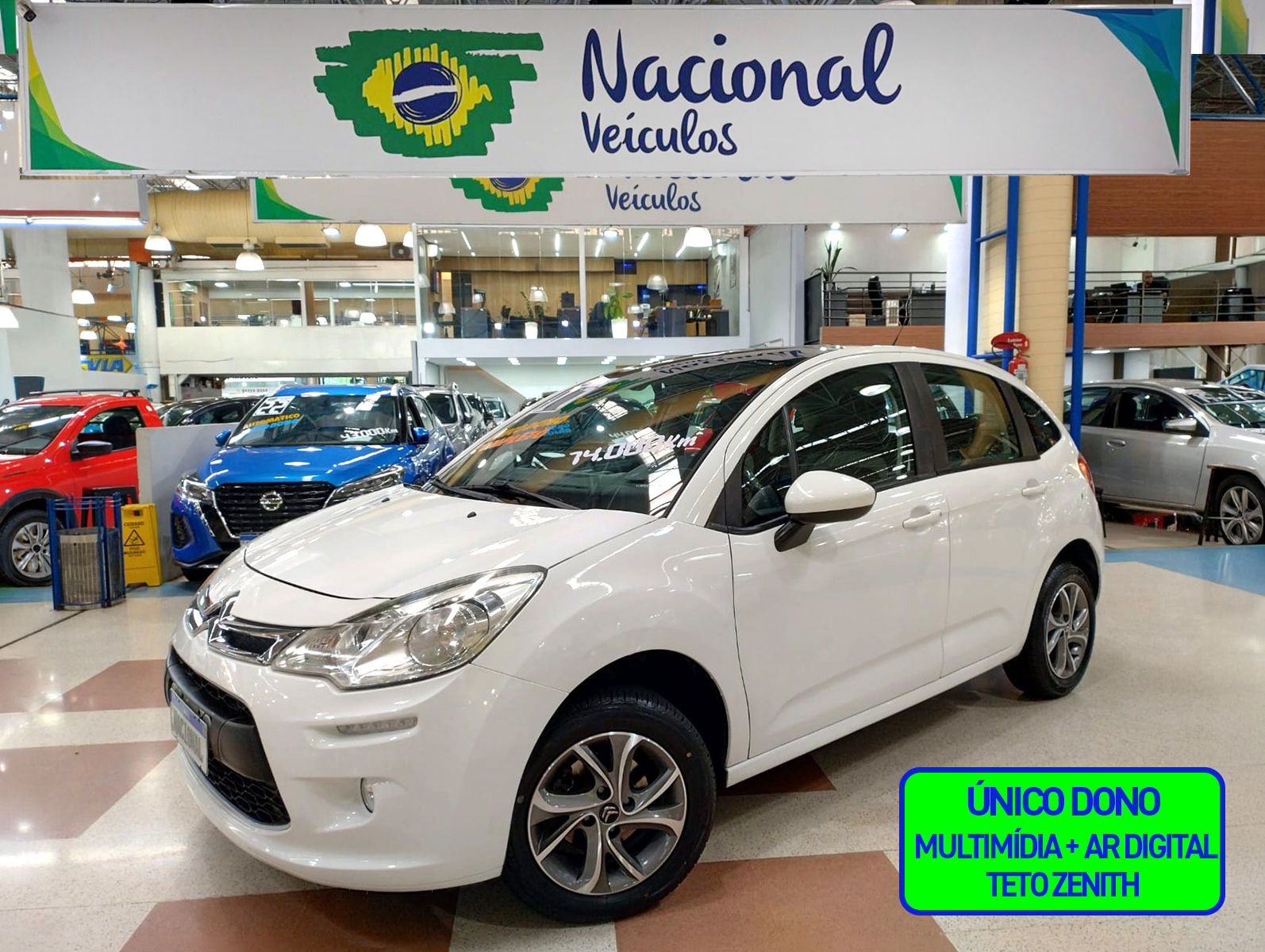 CITROEN C3 2017 1.2 TENDANCE TETO ZENITH (ÚNICO DONO)