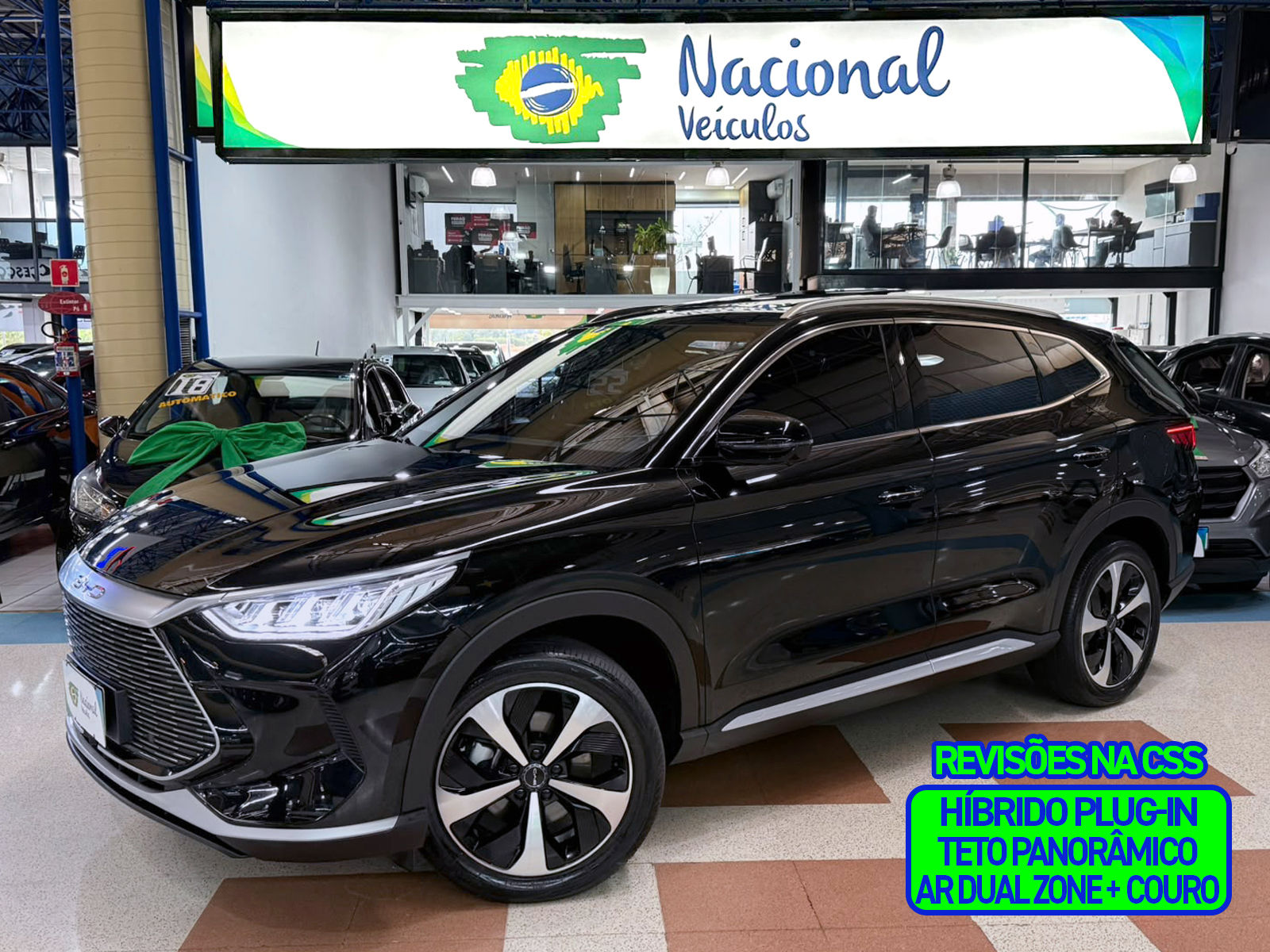 BYD SONG PLUS 2024 1.5 DM-I TETO + COURO (REVISÕES NA CSS) | LOJA 1
