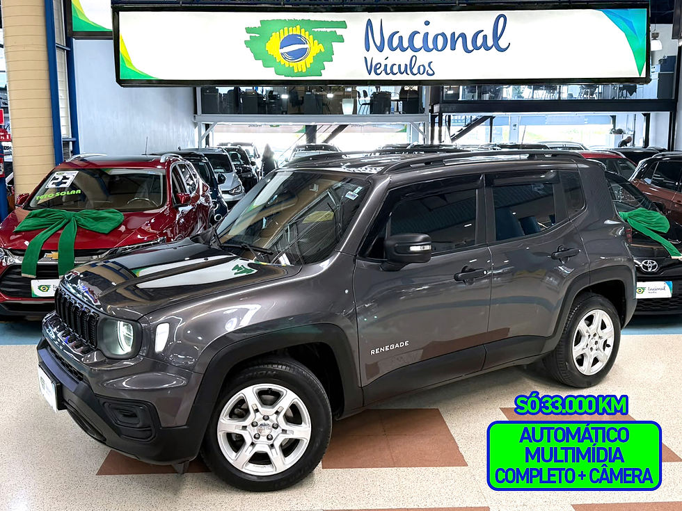 Miniatura: JEEP RENEGADE 2024 T270 TURBO SPORT COMPLETO + MULTIMÍDIA  |  LOJA 1