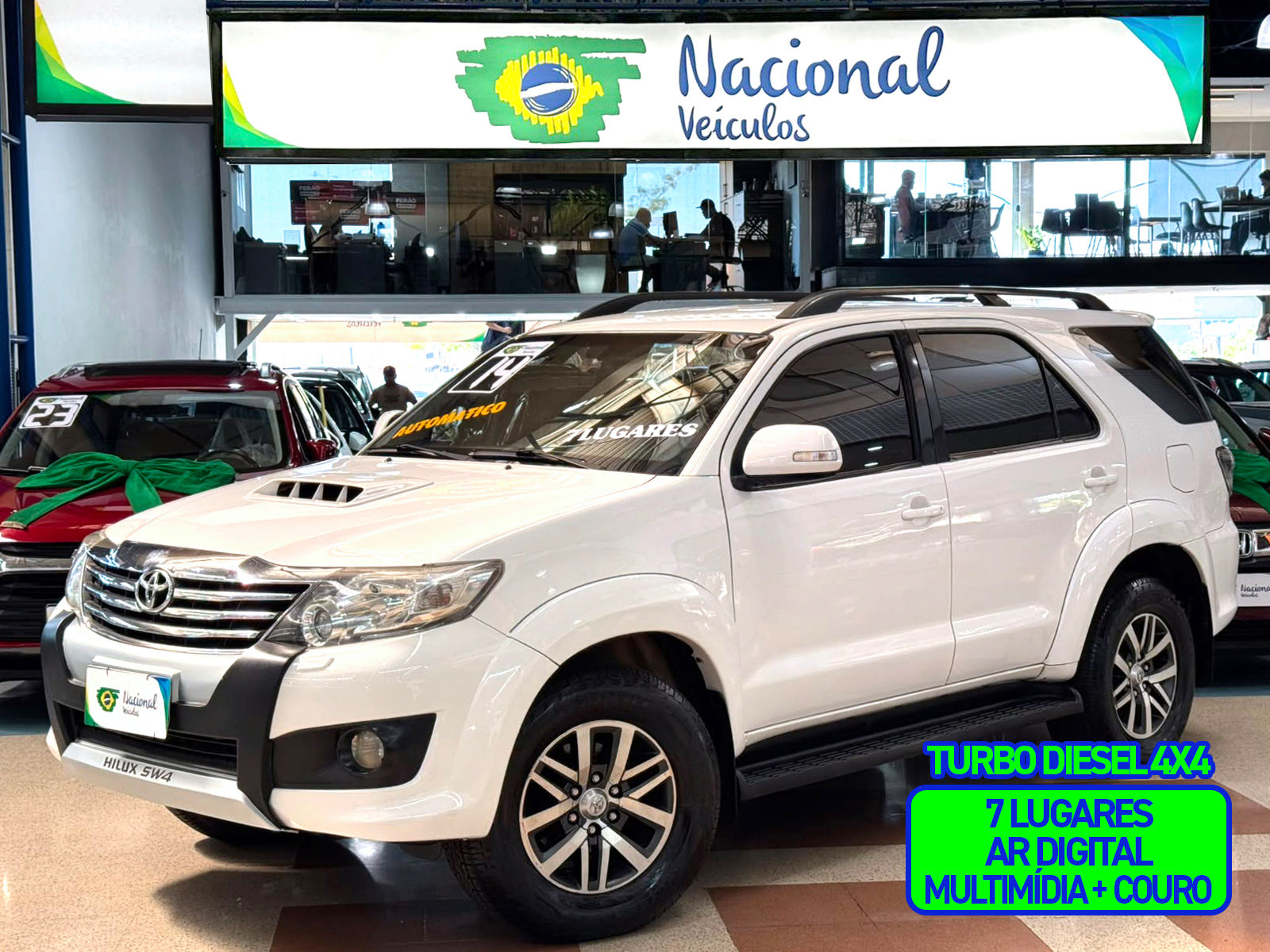 TOYOTA HILUX SW4 2014 3.0 SRV 7 LUGARES COURO + MULTIMÍDIA | Loja 1