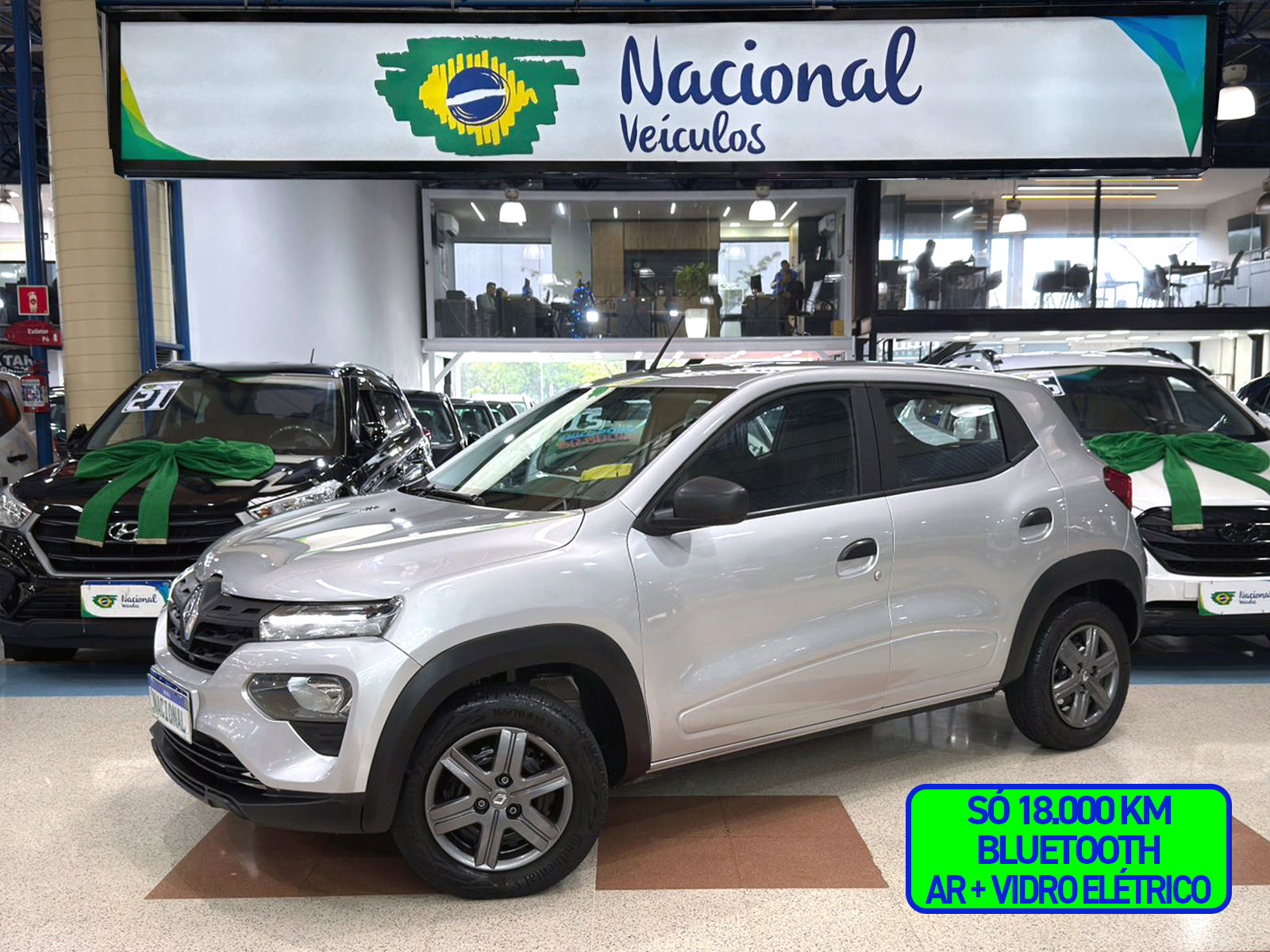 RENAULT KWID 2024 1.0 ZEN 2 BLUETOOTH + AR (SÓ 17MIL KM)