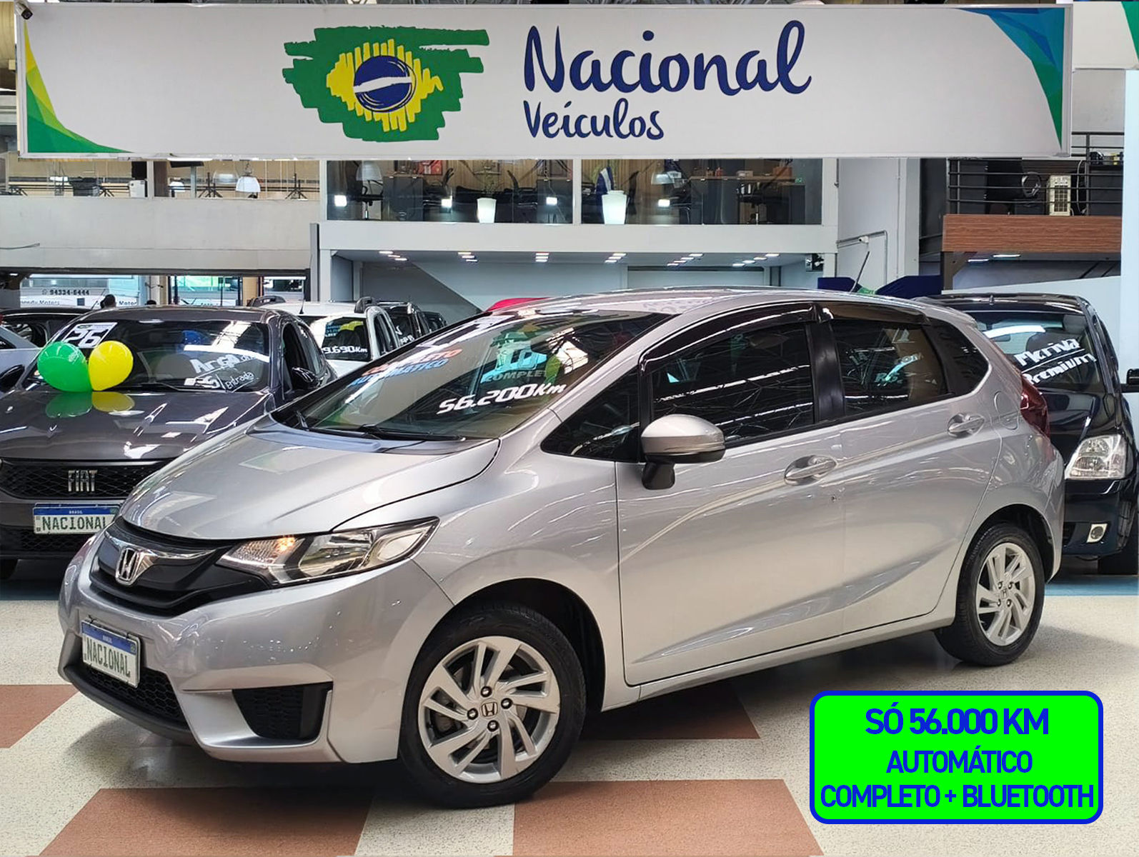 HONDA FIT 2017 1.5 LX AUTOMÁTICO COMPLETO (SÓ 56MIL KM) | LOJA 2