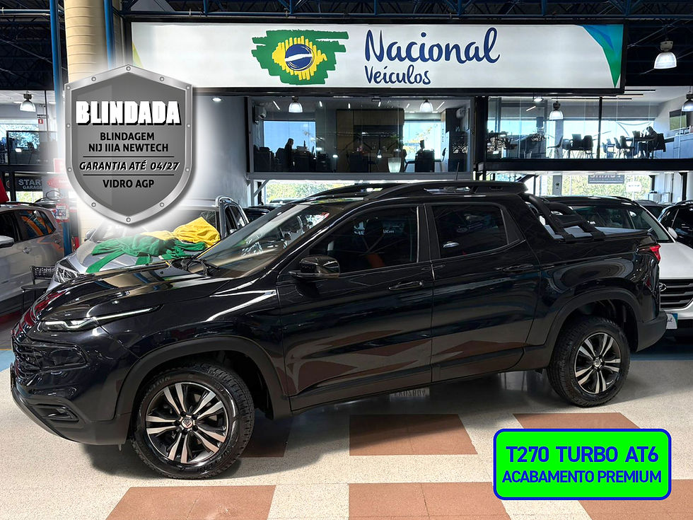 FIAT TORO 2022 FREEDOM 270 TURBO *BLINDADO* SÓ 44MIL KM