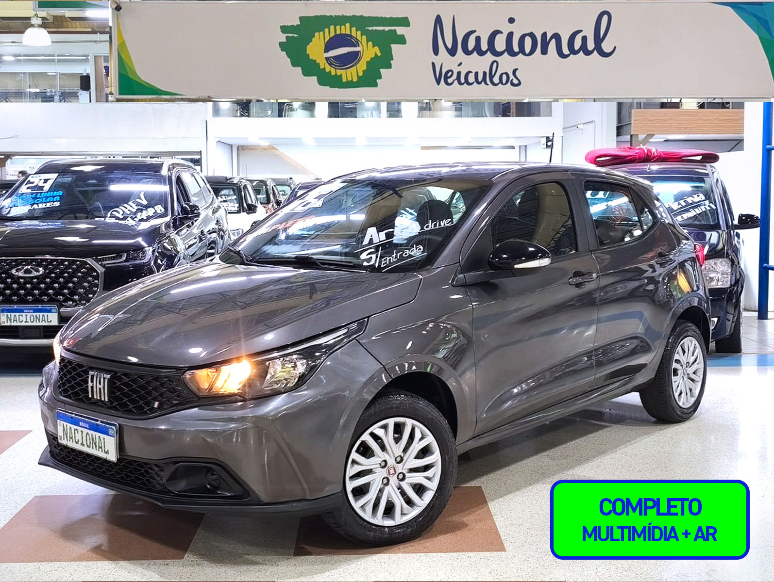 FIAT ARGO 2026 1.0 DRIVE COMPLETO + MULTIMÍDIA E AR  |  LOJA 2