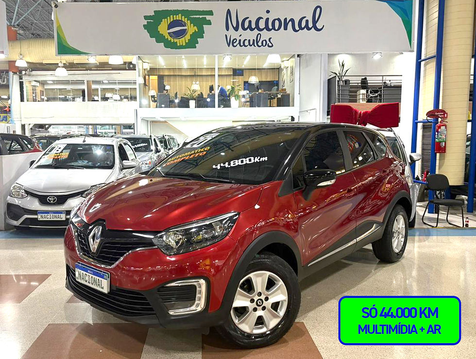 RENAULT CAPTUR 2020 1.6 LIFE + MULTIMÍDIA (BAIXO KM)
