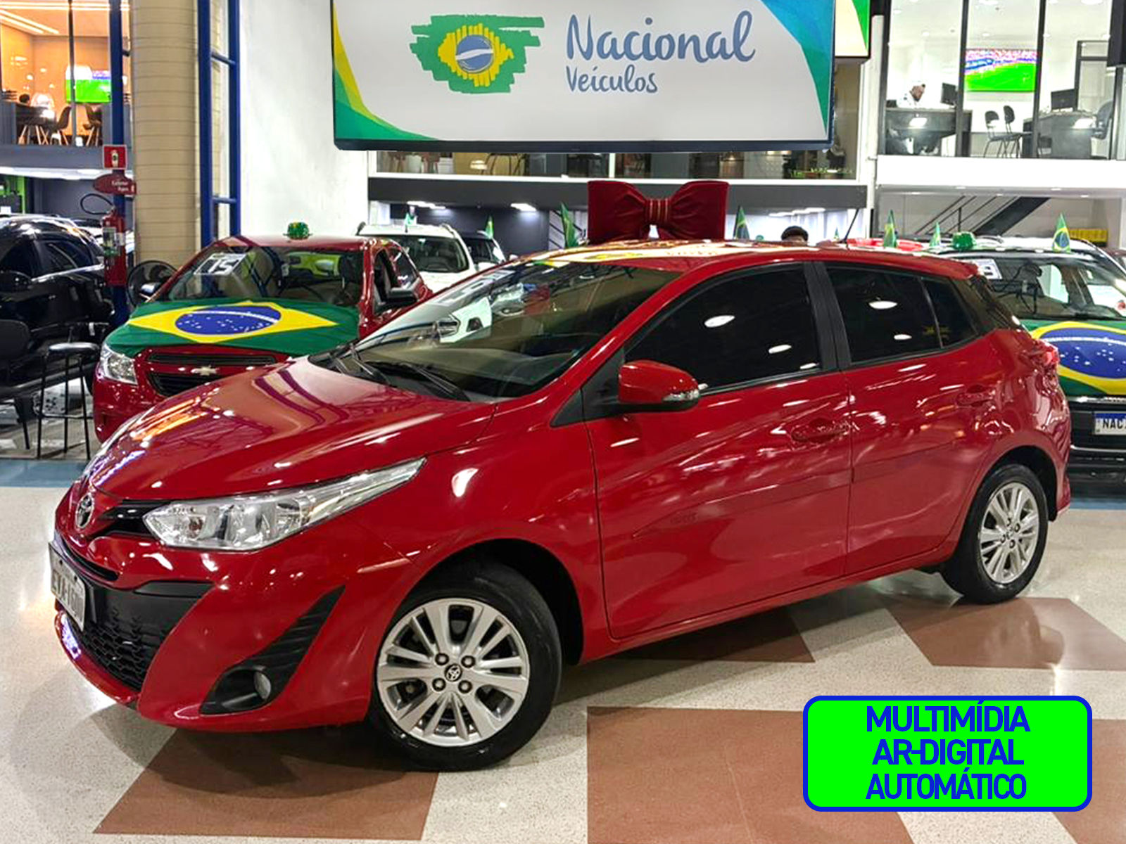 TOYOTA YARIS 2019 1.3 XL PLUS AUTOMÁTICO + MULTIMÍDIA  |  LOJA 3