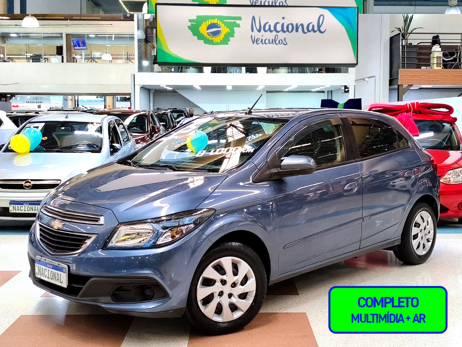 CHEVROLET ONIX 2015 1.4 LT COMPLETO + MULTIMÍDIA E AR | LOJA 2