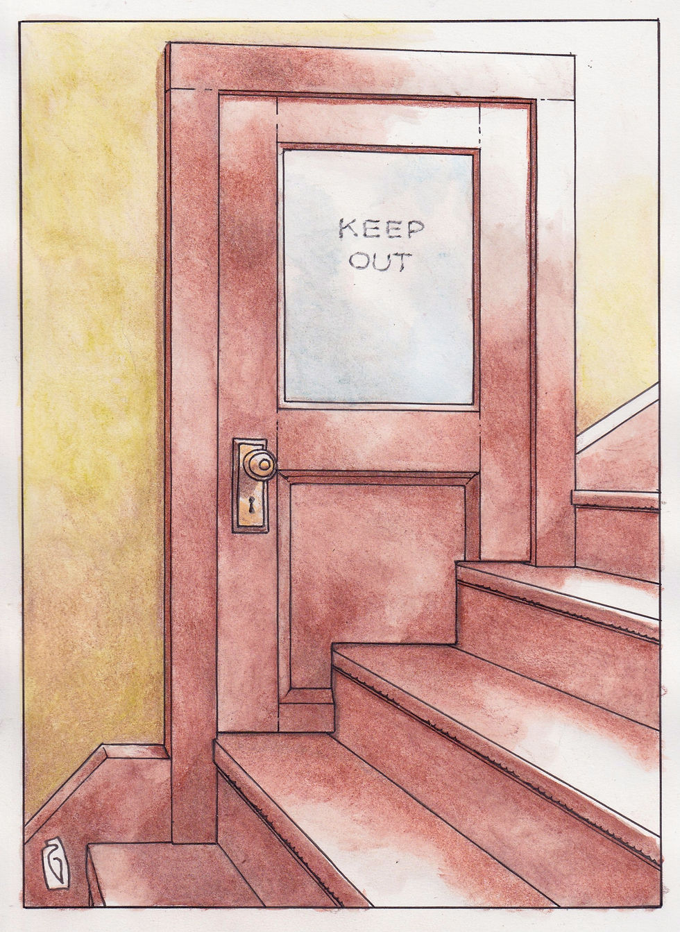 Thumbnail: Wall Floors Windows Door original art