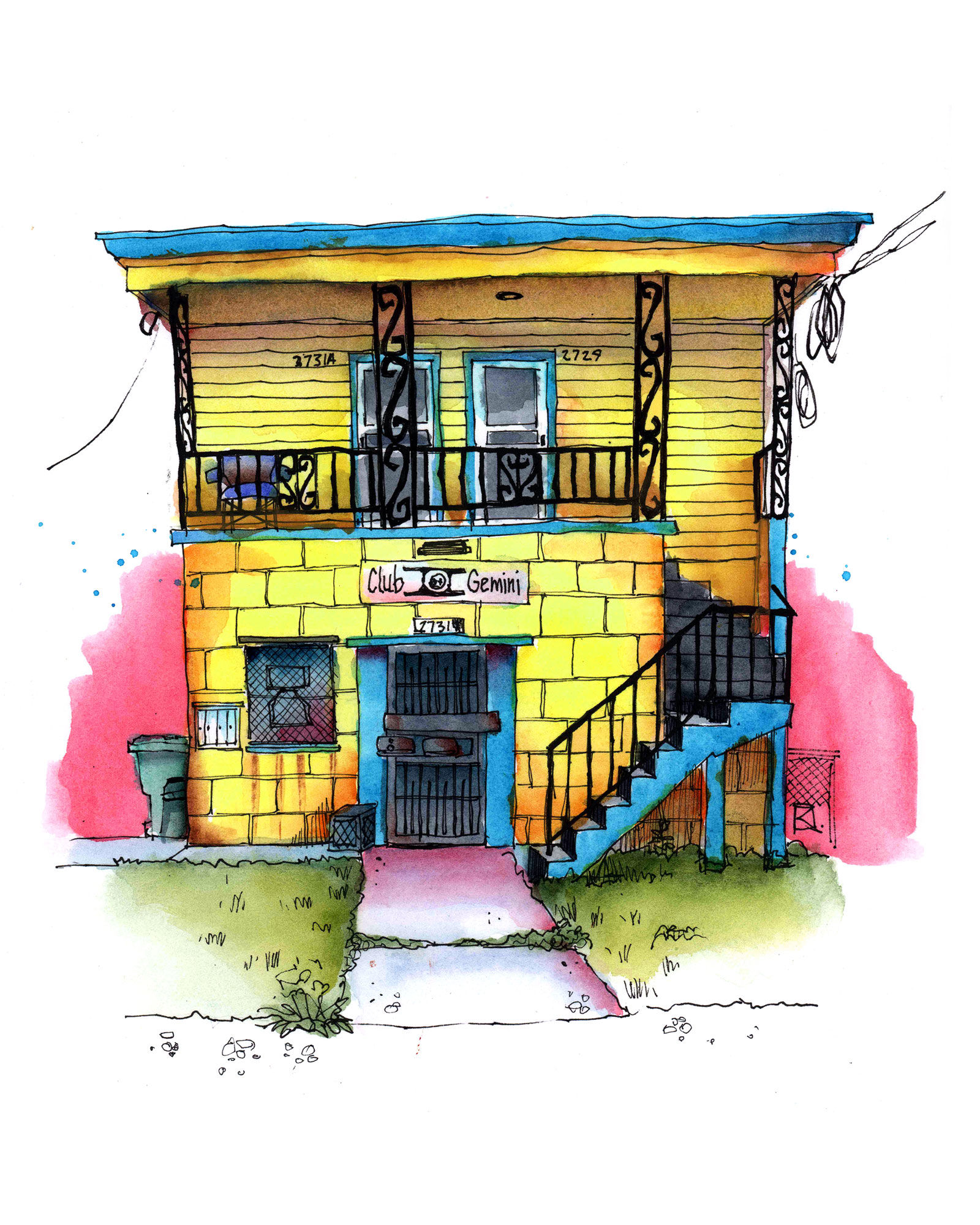 Club Gemini painting